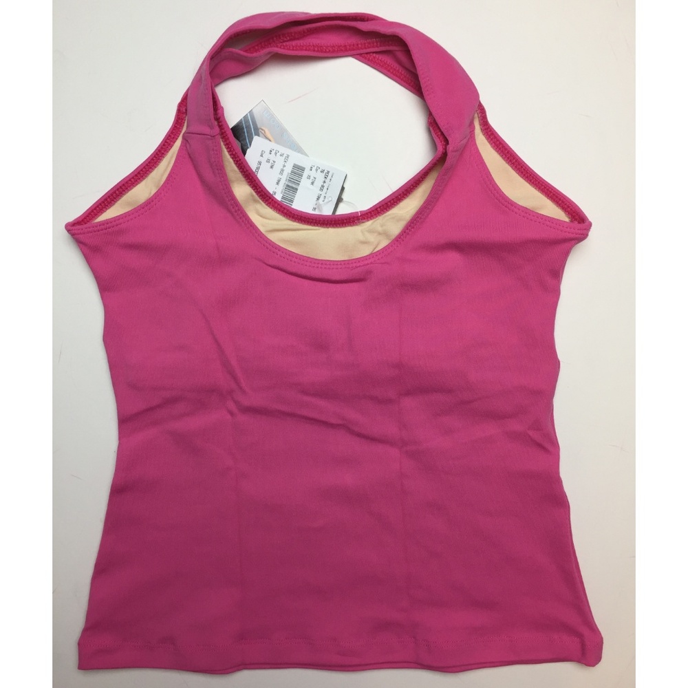 Compression Gym Tank Top w/ Inside Bra XS-S   Pink - Picture 4 of 6